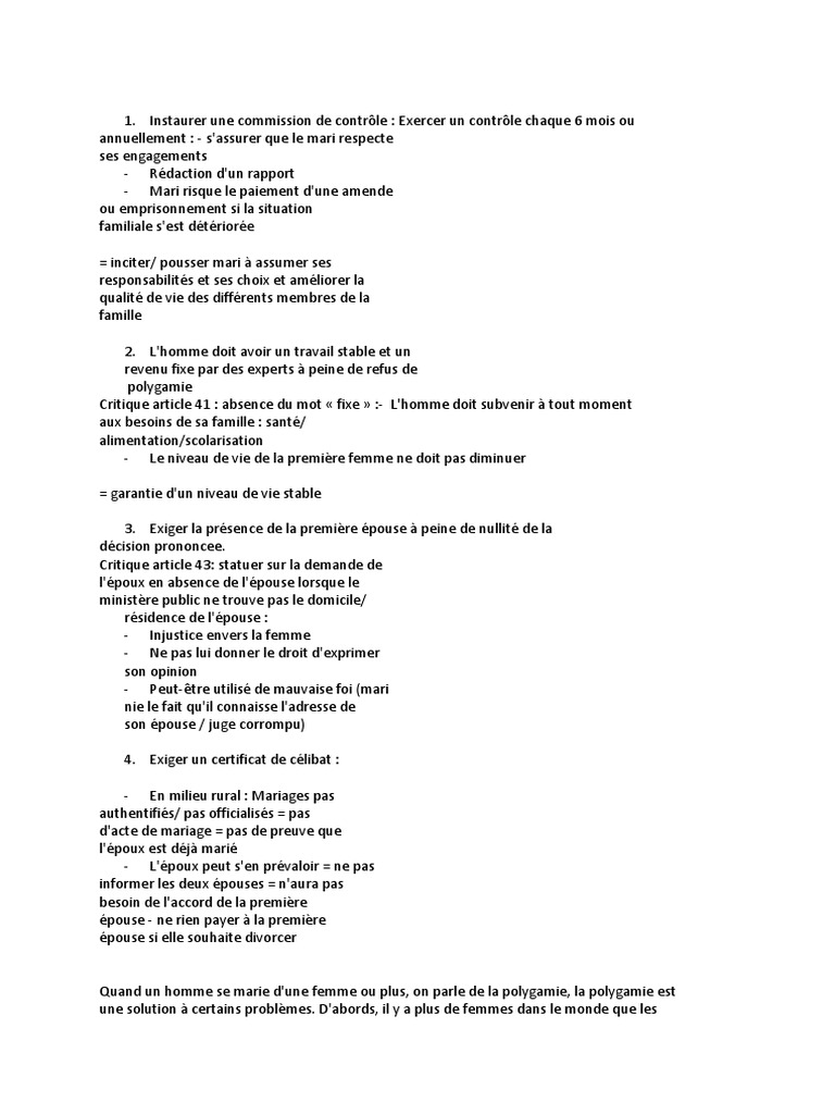 Polygamie PDF | PDF