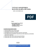 Rapat Evaluasi Kinerja Klinik KH 30 Des 2022