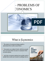 Topic - Problems of Economics