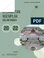 Kecamatan Ngemplak Dalam Angka 2022