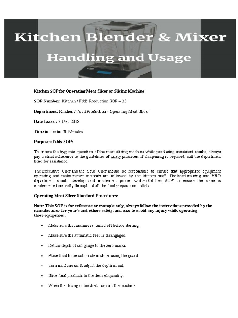 The Ultimate Guide To Meat Slicer Maintenance Hygiene - zb9nbps