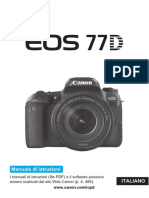 EOS 77D Instruction Manual IT