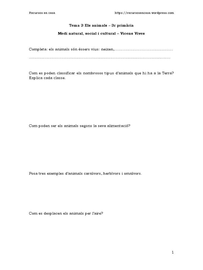 3r-t3-els-animals | PDF