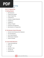 KLiC C Programming