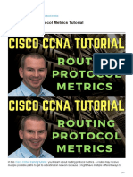 Cisco Routing Protocol Metrics Tutorial