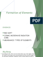Formation of Elements