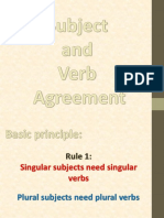 2 - Subject and Verb Agreement, Verb Tenses DISCUSS