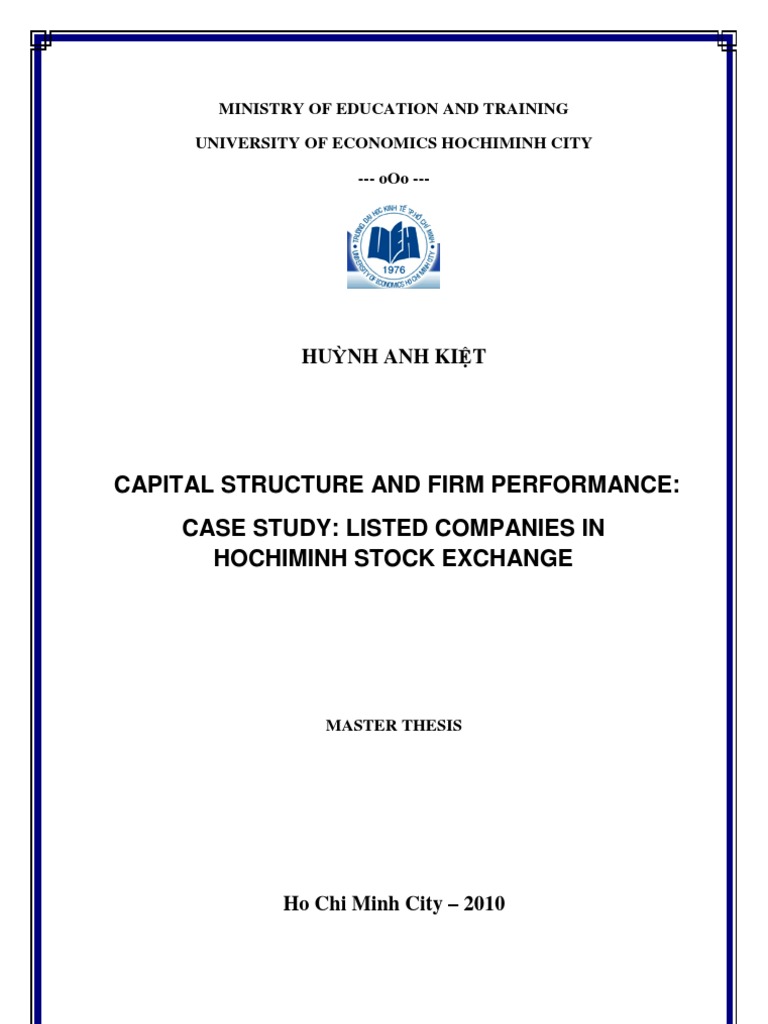 Capital Structure Impact on Performance | PDF | Capital Structure |  Leverage (Finance)