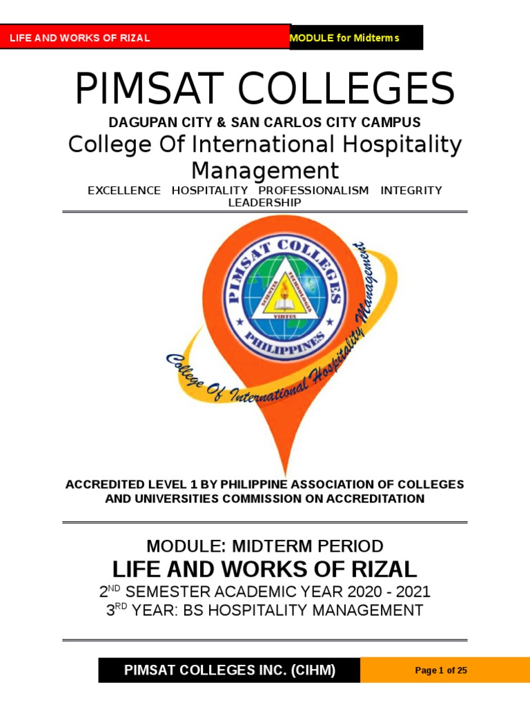 Life and Works of Rizal PDF Freemasonry