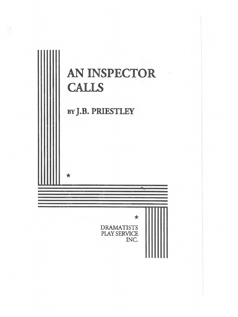An Inspector Calls Full Text 710058 | PDF