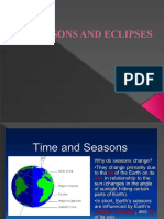 Seasons and Eclipses
