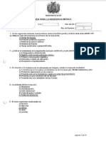 Examen Residencia Medica Bolivia 2005