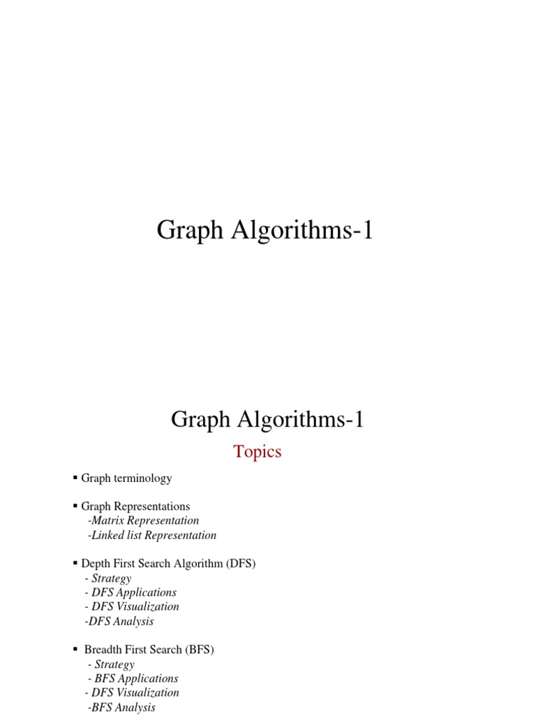 Graph Algorithms Explained in 40 Characters | PDF | Vertex (Graph ...