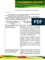 Activity 7 Computer-Assisted Instructional Technology Used in Teaching