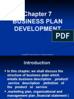 07 Business Plan.. Entrepreneurship