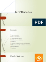Schools of Hindu Law - Kaustubh Shinde