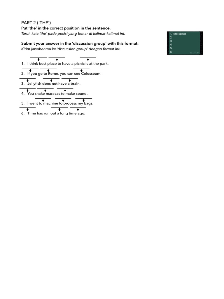How To Use 'A', 'An', 'The' (Part 2) | PDF