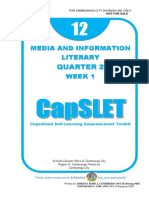 Quarter 2: Media and Information Literary Week 1