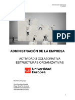 Actividad 3 - Estructuras Organizativas