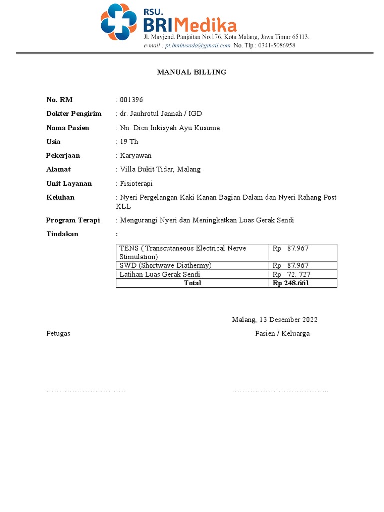 Manual Billing PDF