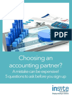 Choosing An Accounting Partner - A Mistake Can Be Expensive - Ebook