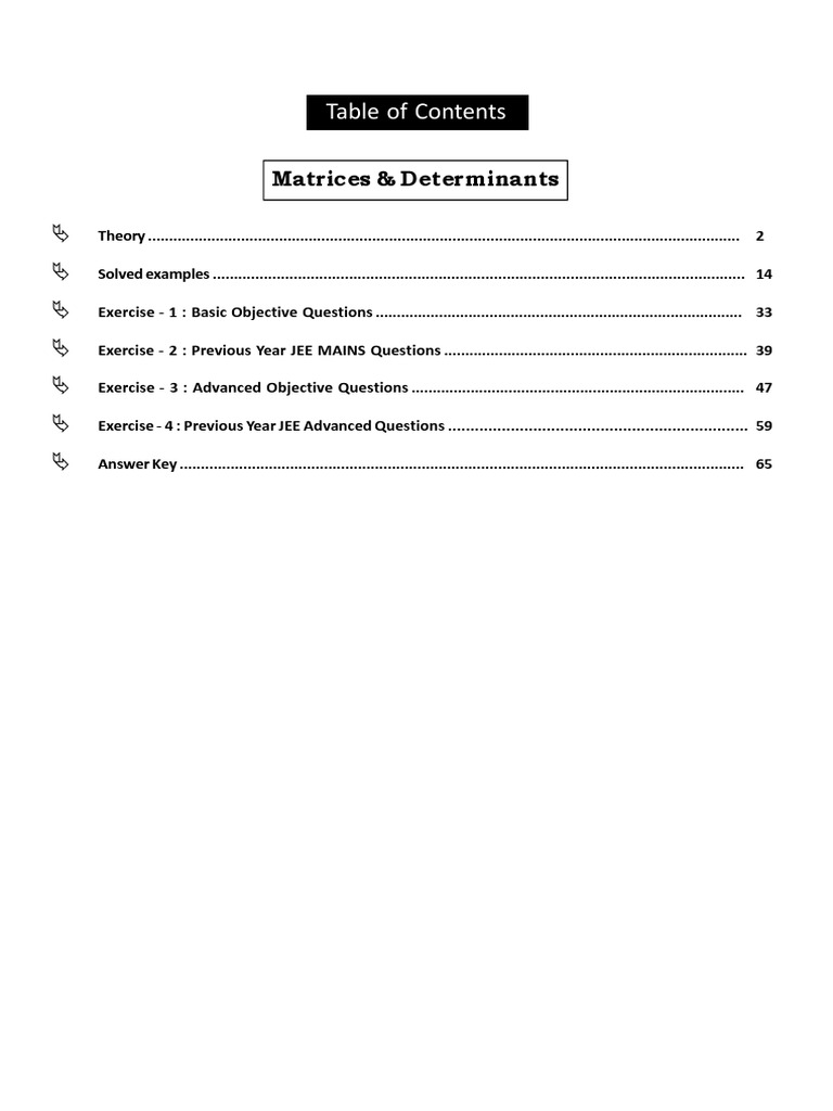 CH 1. Matrices & Determinants (Math +2) | PDF | Matrix (Mathematics ...