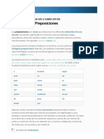 Las Preposiciones - Lista Completa y Ejemplos de Uso