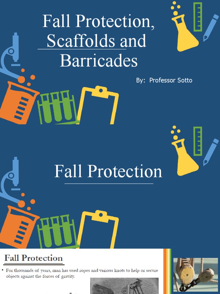 Fall Protection Barricade Scaffolds PDF