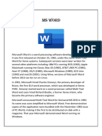 Ms Word Guide - 40 Essential Functions
