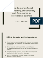 Chap 5 - Ethics, Corporate Social Responsibility, Sustainability and