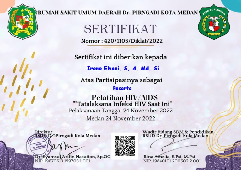 Sertifikat Online HIV - AIDS | PDF