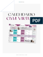 Calendario Marzo Gym Dossier 1