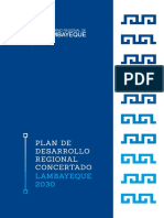 Plan de Desarrollo Regional Concertado Lambayeque 2030