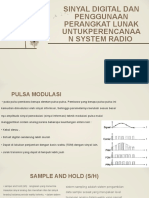 Sinyal digital dan perangkat lunak untuk perencanaan system radio