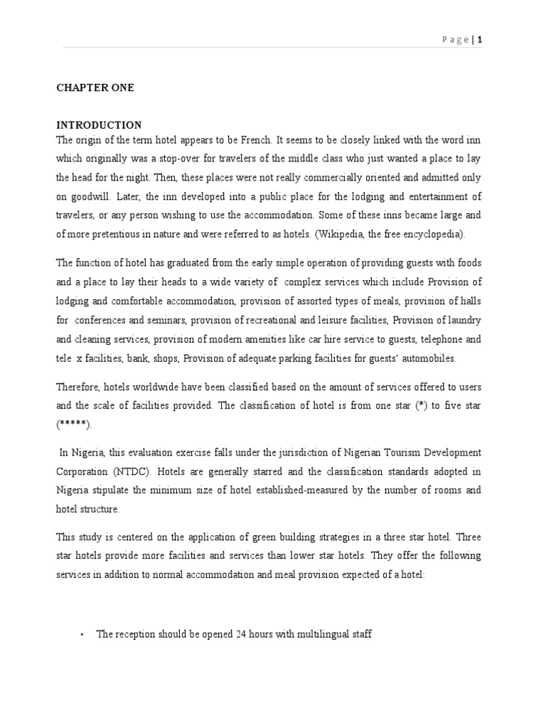 Chapter One and Two Main | PDF