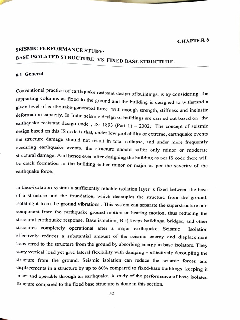 Chapter 6 Seismic Performance Study | PDF | Earthquake Engineering ...