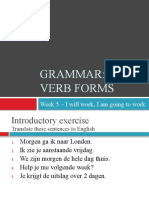 Les 6 Unit 19, 20, 21, 22, 23grammar Verb Forms 5 Will Work, Am Going To Work (Student Version For HUbl)