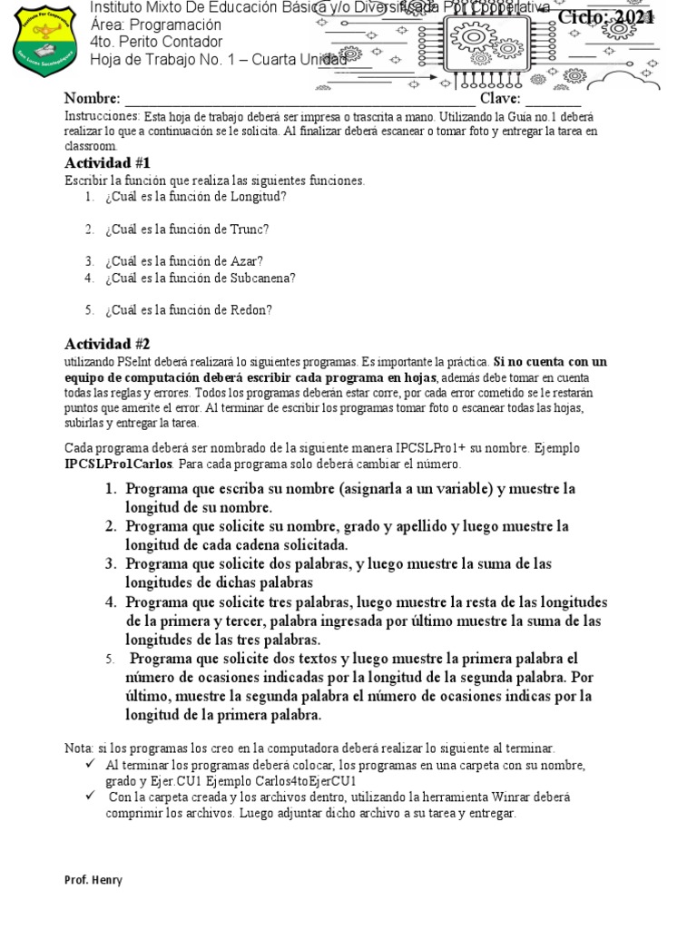 Guia 1 Programacion Pdf