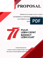 Proposal Peringatan Hari Ulang Tahun Ke-77 2022