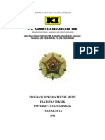 Proposal PT KOMATSU Cakung