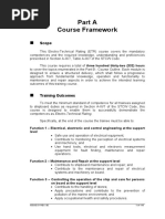 ETR Part A Course Framework