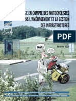 Prise en Compte Des Motocyclistes Dans L - Aménagement Et La Gestion Des Infrastructures