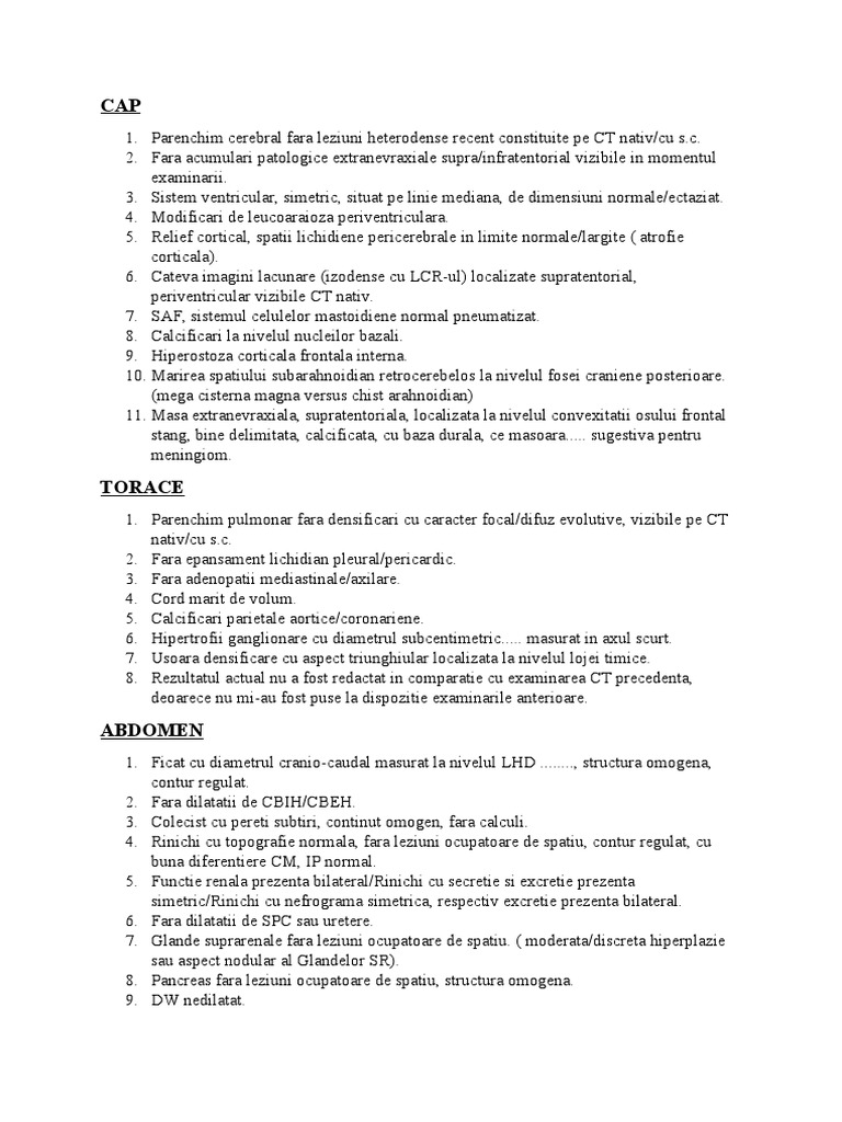Templates CT | PDF