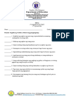 ST - Edukasyon Sa Pagpapakatao 6 - Q1 No. 1