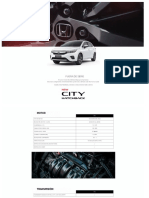 2022 Honda City Sedan (Lanzamiento 15-06-2022) Ficha Tecnica