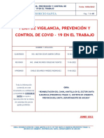 Plan de vigilancia y control COVID-19 en obra de canalización