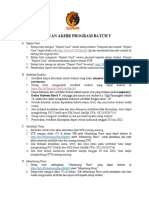 Panduan Akhir Program Batch V (Report Card, Student Certificate, Monitoring Form)
