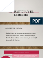 La Justicia y El Derecho-1