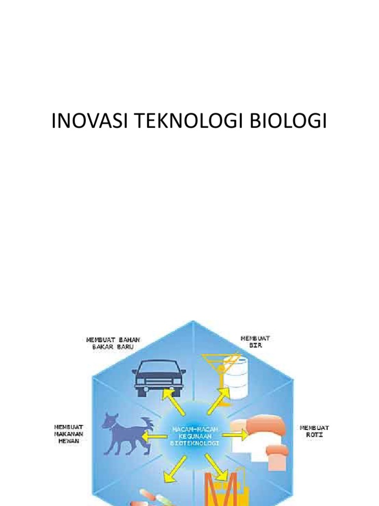 Inovasi Teknologi Biologi PDF