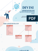 Divisi Administratif (ERD & ANALISIS) Revisi